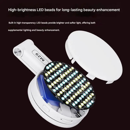 3-in-1 Magnetic Portable Selfie Ring Light Stand with Adjustable Lighting for Phone and Makeup Applications