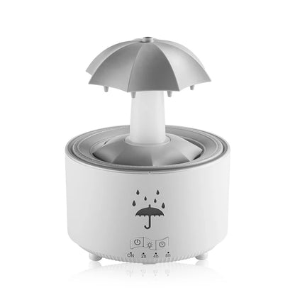Transform Your Space with the Creative Raindrop Aroma Essential Oil Diffuser - Colorful Light and Soothing Mist for Home and Office
