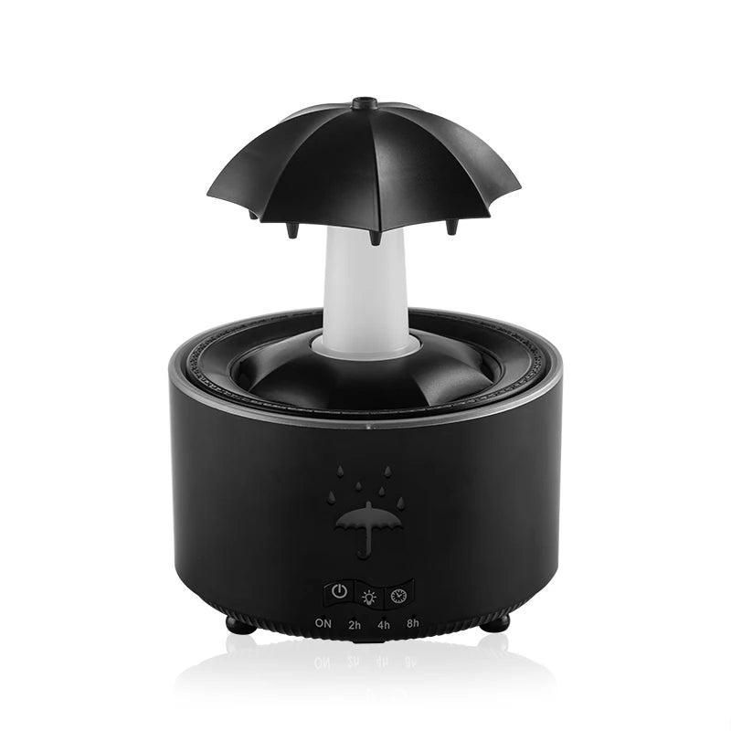 Transform Your Space with the Creative Raindrop Aroma Essential Oil Diffuser - Colorful Light and Soothing Mist for Home and Office