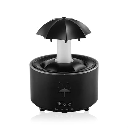 Transform Your Space with the Creative Raindrop Aroma Essential Oil Diffuser - Colorful Light and Soothing Mist for Home and Office