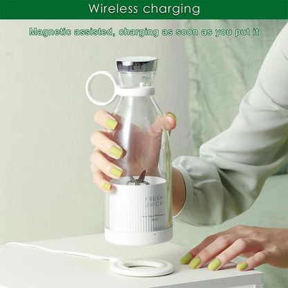 Wireless Rechargeable Portable Blender - 350ML USB Juicer Cup for Smoothies and Fruit Mixing