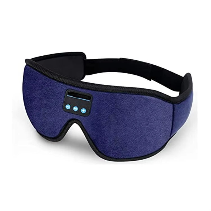 Bluetooth Sleep Mask with 3D Eye Design and Built-In HD Speakers for Music Playback
